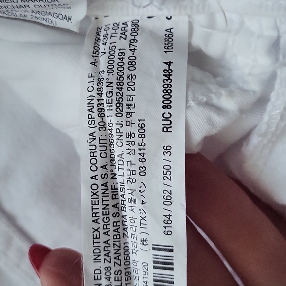 Zara white mom jeans s 36/4 - Picture 4 of 5